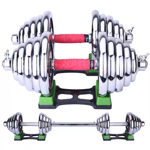 Pure Iron Solid Electroplating Dumbbells Black Lacquered Red Dumbbells - VitalSquare